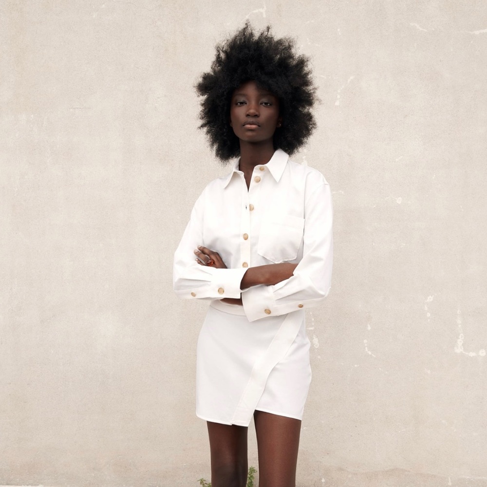 ZARA Mini Shirt Dress